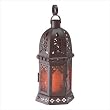Amber Glass Moroccan Lantern