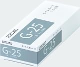 セイコープレシジョン タイムカード G25カード 25日締対応 4欄 CA-G25