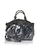 Francesco Biasia Fascination - Studded Trim Leather Large Satchel Bag Gray