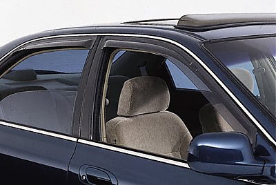 GT Styling 48405 Smoke Sport Vent-Gard Window Deflector - 4 Piece