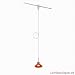 Paulmann WS HighWire Mono Pendel Sarrasani 50W GZ10 Chrom m/Or transp 230V Met/Kunstst/Gl