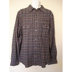 PAPER DENIM and CLOTH Mens Flannel Plaid Shirt in Woodsman