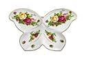 Royal Albert Old Country Roses 8-by-6-Inch Butterfly Dish