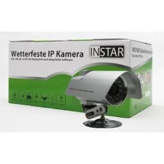 INSTAR IN-2901 (silber) wetterfeste IP65 Au�en IP Kamera Outdoor Camera inklusive 24 IR LED Nachtsicht und Mikrofoneingang, Bewegungsmelder Alarm, Email bei Alarm, DSL Modem, Zugriff �bers Internet, MAC / Windows / Linux kompatibel