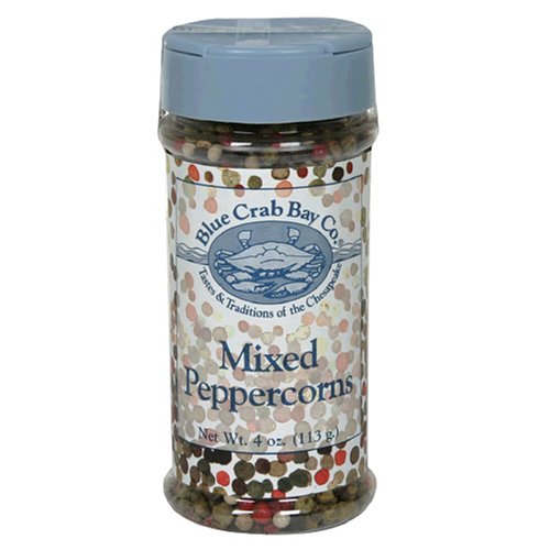 Blue Crab Bay Co. Mixed Peppercorns, 4-Ounces (Pack of 4) by Blue Crab Bay