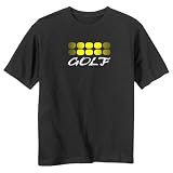 T-Shirt Black X 2 Tramado Matriz Golf Sports