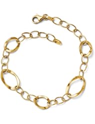 14k Yellow gold Leslies Polished Fancy Link Bracelet
