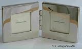 from Baskerville & Sanders Silver Plated Mini Hinged Double Frame-5x5cm x 2