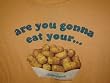 Napoleon Dynamite Eat your Tots juniors babydoll shirt gold