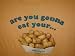 Napoleon Dynamite Eat your Tots juniors babydoll shirt gold