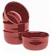 Fiesta Cinnabar 849 Gusto Bowls, Set of 4