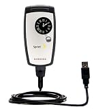 Classic Straight USB Cable for the Samsung SPH-A960 with Power Hot Sync and Charge capabilities - Gomadic Brand w/ TipExchange Technology