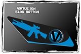Paintball Smart Parts Virtue ION EZON Button Blue