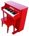Schoenhut 25-key Traditional Spinet- Red