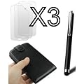 housse etui pour samsung i9000 galaxy s + film ecran