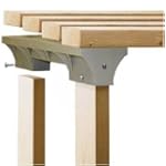 2x4basics 90118 ShelfLinks Custom Storage System, Sand, 6-Pack $24.99