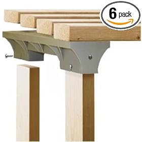 2x4basics  90118 ShelfLinks Custom Storage System, Sand - 6 Pack