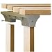 2x4basics  90118 ShelfLinks Custom Storage System, Sand - 6 Pack