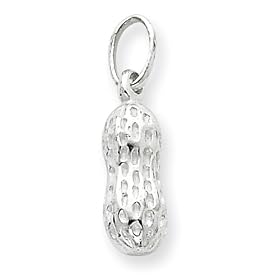 Buy Sterling Silver Peanut Charm by West Coast Jewelry