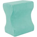Contour Memory Foam Leg Pillow with Cover, Green