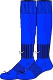 2-Pair Nike Pro Compression Soccer Socks-Varsity Royal/White