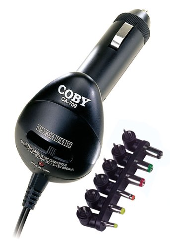 COBY CA-709 IC Regulated 800mA Universal DC Car Converter