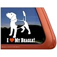 I Love My Beagle Dog Vinyl Window Auto Decal Sticker&nbsp;&nbsp;by Unknown 