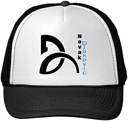 New Fashion Novak Djokovic Side Summer Cap Snapback Hat Black Men's/women's Cotton