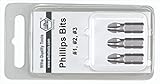 Wiha 71154 No.1-3 x 25mm Phillips Insert Bit, 3-Pack [並行輸入品]
