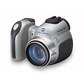 Konica Minolta Dimage Z5 Digital Camera [5MP, 12x Optical] 2.0" LCD , Antishake ,Silver