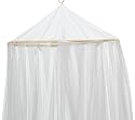 Fantasy Round Hoop Bed Canopy, White