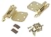Amerock Variable Overlay Modern Face Mount Self Closing Hinge, Polished Brass, 2-Pack #BP7929-3