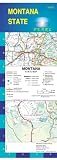 Montana State Pearl Map (Laminated)