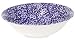 Queen's China Blue Calico Round Vegetable Bowl, 9 1/2 Inch