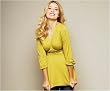 The Olian Beaded Empirewaist Three-quarter Sleeve Top