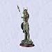 Battle ready warrior statue Indian style sculpture New