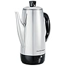 Hamilton Beach 40616 Stainless-Steel 12-Cup Electric Percolator