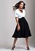 Roamans Plus Size Colorblock Empire Waist Dress