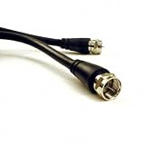 HOSA VIDEO COAX CABLES - DOUBLE-SHIELD VIDEO COAX, ¿¿F¿¿ CONNECTORS, 15 ft.