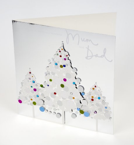 Sparkle Trees Mum & Dad Card