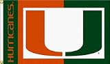 Miami Hurricanes Premium 3' x 5' Flag