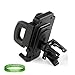 Black Ultra Durable Compact Car Mount Compatible Car Mount for Motorola Atrix 4G Android Phone + VanGoddy Live * Laugh * Love TM Wristband!!