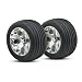Chrome Wheel, Front w/Alias Tire (2): RU