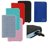 Premium Silicone Sleeve Case for Western Digital WD Passport Essential Elements Portable 2.5