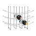 Kitchen & Housewares : Chrome Tempo Wine Rack