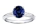 1.50 cts Genuine Sapphire Solitaire Engagement Ring - 14kt White or Yellow Gold