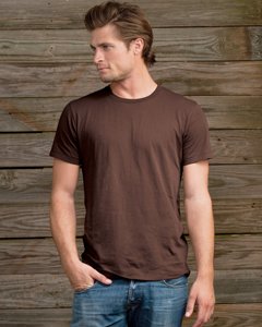 Alternative Unisex 3.5 oz. Organic Basic Crew - EARTH NATURAL - XXS