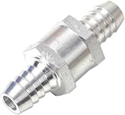 Machter 1PCS Non-Return One Way Check Valve 12mm 1/2" Fuel Petrol Diesel Marine Aluminum Alloy