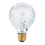 Globe 5491901 Crystalina 40-Watt G25 Vanity Bulb, Clear, 3-Pack