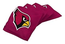 NFL Arizona Cardinals Regulation Duckcloth Bean Bags (4 Pack), 16 oz, Red
